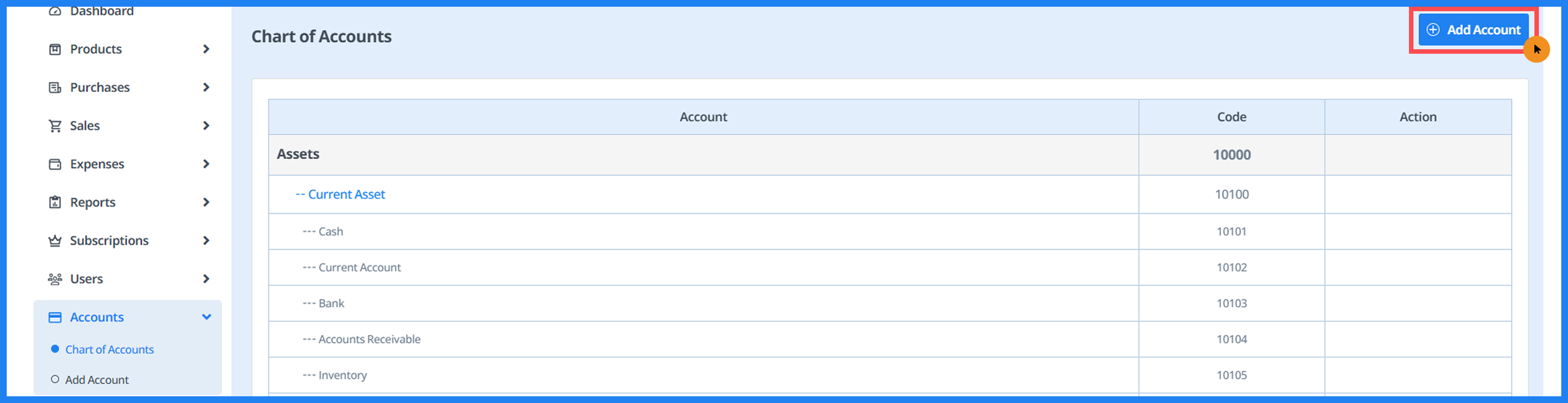 chartof-account step 3