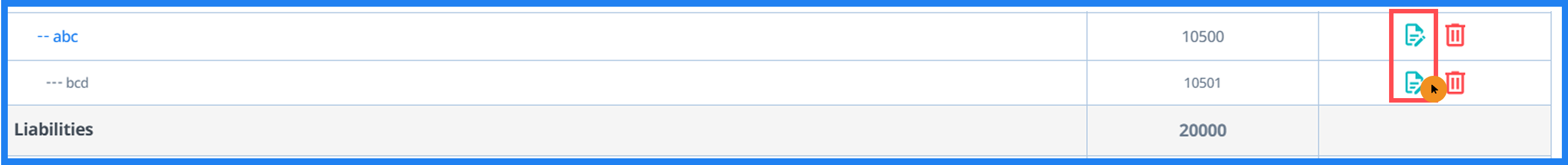 chartof-account step 7